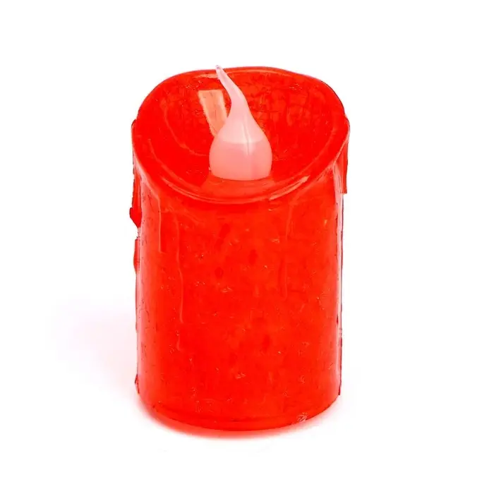 Свеча светодиодная, цвета МИКС