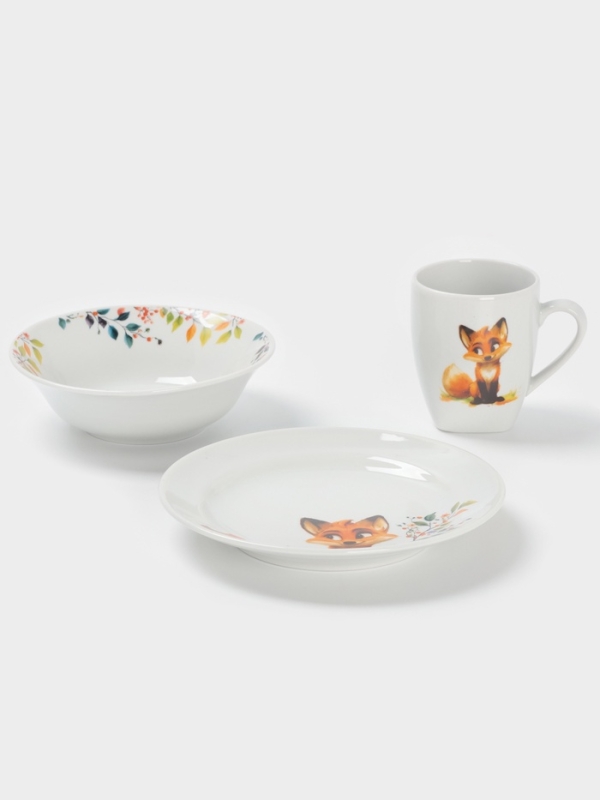 Набор посуды 3 предм. Лисичка И.У.