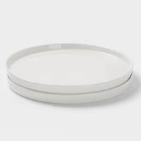 Набор тарелок 2 шт 20х2 см Magistro  "White Snow"