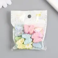 Бусина для творчества пластик "Бабочка. Перламутровый глянец" МИКС 0,8х2,3х2 см