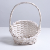 Корзина 25х25х5х13,5х30см, ива, белая