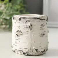 Подсвечник "Березка" размер 7х7 см, гипс, с декором