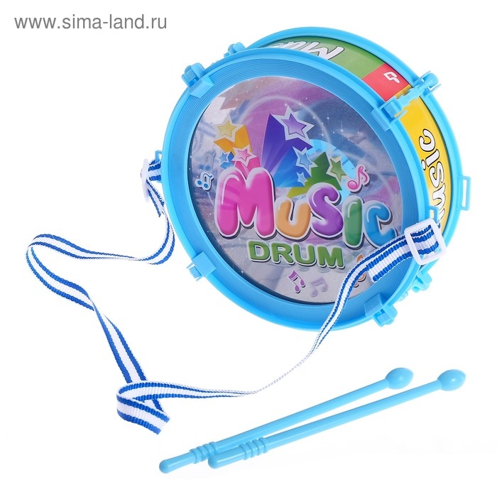 Игрушечный барабан Music drum, световые эффекты, детский, МИКС Игрушечный барабан Music drum, световые эффекты, детский, МИКС