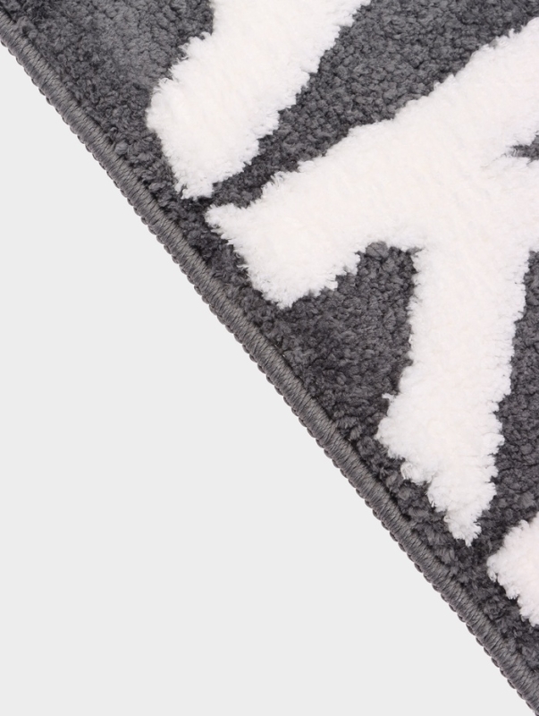 Коврик Доляна Get Naked, 50&times;80 см, микрофибра, темно-серый