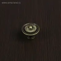 Ручка-кнопка ТУНДРА VINTAGE 002, цвет бронза