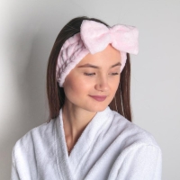 Повязка для умывания &laquo;Бантик&raquo;, цвет МИКС