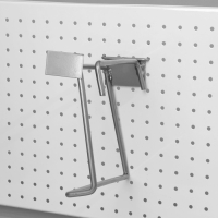 Держатель для молотков на перфорацию, 22&times;8&times;23 см, цвет хром