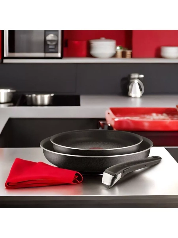 Набор посуды Ingenio Black 04238830 со съемной ручкой