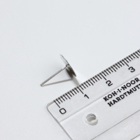 Основы для пусет, площадка 10 мм, пара, СМ-1110, (набор 10 шт.) цвет серебро