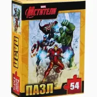 Пазлы детские для мальчиков &laquo;Мстители&raquo;, набор 10в1, 54 детали в каждом