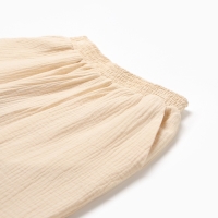 Комплект женский (рубашка на запах, брюки) KAFTAN Basic р.40-42, молочный