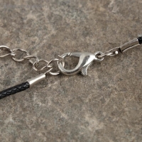 Кулон &laquo;Муранское стекло&raquo; малый, сердечко темное, цвет МИКС, 45 см