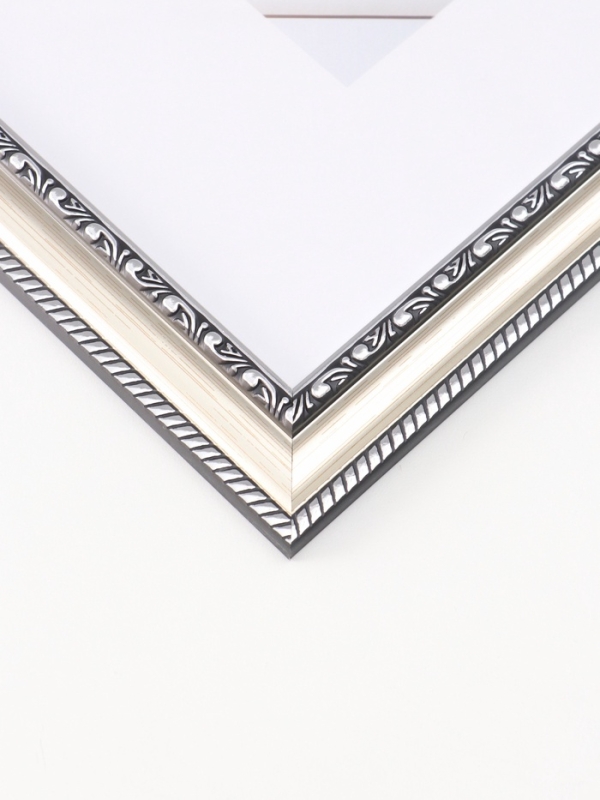 Фоторамка пластик "МИРАМ" 30х40 см, серебряный