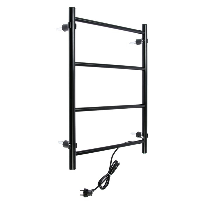 Полотенцесушитель электрический ТЕРА Полотенцесушитель электрический ТЕРА "Классика", 400х600 мм, 4 перекладины, черный