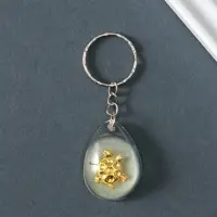 Брелок пластик "Черепашка в капле" 3,3х2,4х0,8 см