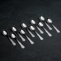 Ложка чайная детская &laquo;Лёвушка&raquo;, h=12,5 см, толщина 1,2 мм, цвет серебряный