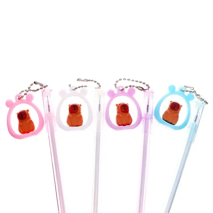 Ручка гелевая-прикол Капибара МИКС