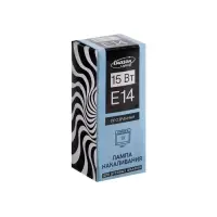 Лампа накаливания, 15 Вт, E14, 220 В, для духовых шкафов, 300&deg;С, прозрачная