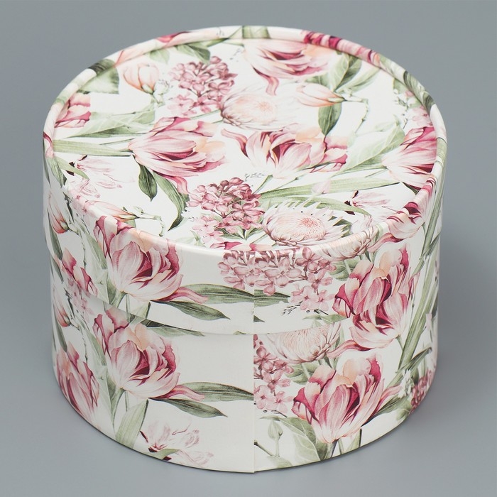 Коробка подарочная, упаковка, &laquo;Цветы&raquo;, 13 х 8.5 см