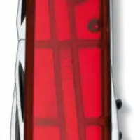 Офицерский нож Climber 91, прозрачный красный