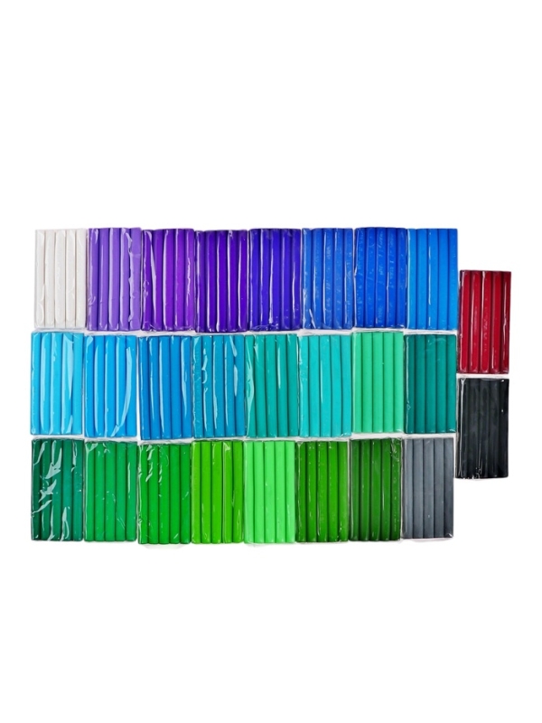 Набор глина полимерная запекаемая, 50 штук, 42 цвета по 20 г, с аксессуарамив кейсе