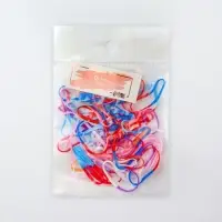 Силиконовые резинки для волос, набор, d=2 см, 50 шт., разноцветные