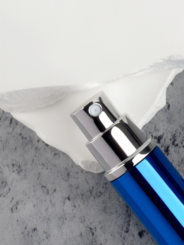 Флакон для парфюма &laquo;Пуля&raquo;, с распылителем, 3 мл, цвет синий