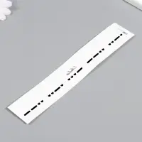 Переводная тату на тело чёрная &laquo;Браслет. Люблю. Азбука Морзе&raquo;, 20&times;3 см