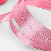 Лента атласная, 10 мм, 23&plusmn;1 м, нежно-розовая