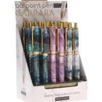 Ручка шариковая автомат BrunoVisconti. Carrara.Bright 0.5мм, стерж/син, МИКС