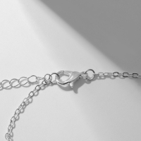 Браслет &laquo;Сердце&raquo; вечная любовь, цвет серебро