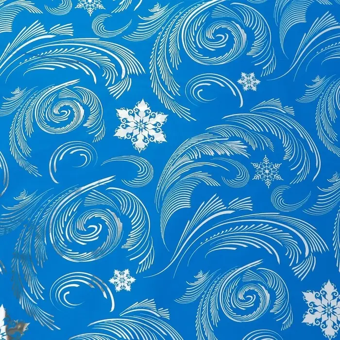 Плёнка упаковочная голография &laquo;Узоры&raquo;, 100 х 70 см