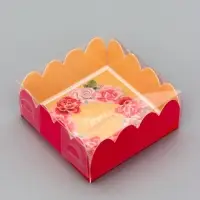 Коробка для печенья, &laquo;Сладких моментов&raquo;, 7&times;7&times;3 см