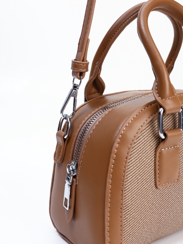 Сумка женская, 22*7*14, отд на молнии, длин ремень, коричневый Сумка женская, 22*7*14, отд на молнии, длин ремень, коричневый