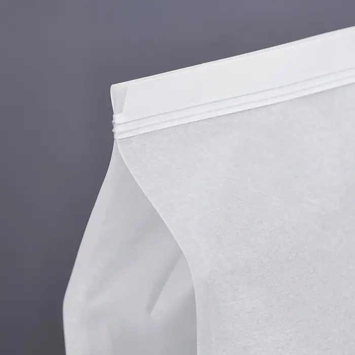 Пакет бумажный, с окном, прямоугольное дно, белый, 13&times;10&times;28 см