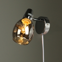 Спот "Аиша" 1хЕ14 40Вт хром 16х9х16 см