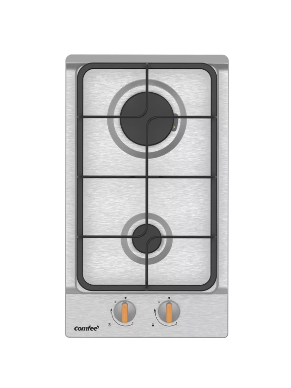Газовая варочная панель CGH301X, 2 конфорки, нерж сталь