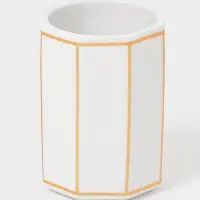 Набор для ванной "Равновесие", 2 предмета (дозатор для мыла, стакан), цвет белый