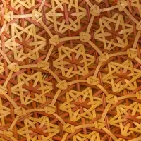 Фруктовница бамбуковая 19 см