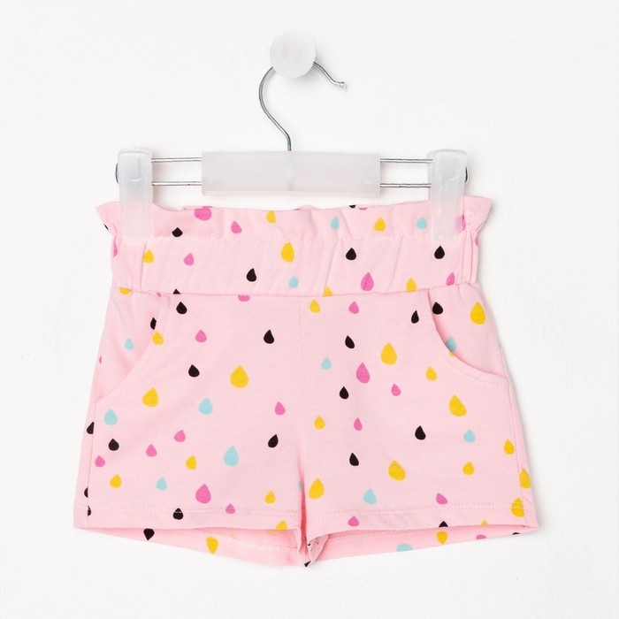 Шорты для девочки с рюшей KAFTAN "Unicorn", размер 32 (110-116)