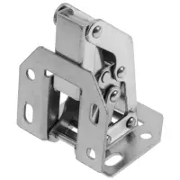 Петля мебельная ТУНДРА, накладная, универсальная, без врезки, набор 8 шт