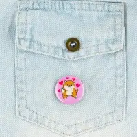 Значок металлический закатной &laquo;Милые анимешки&raquo;, d=2.5 cм, МИКС