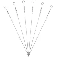 Набор шампуров в чехле Long Bower, серый