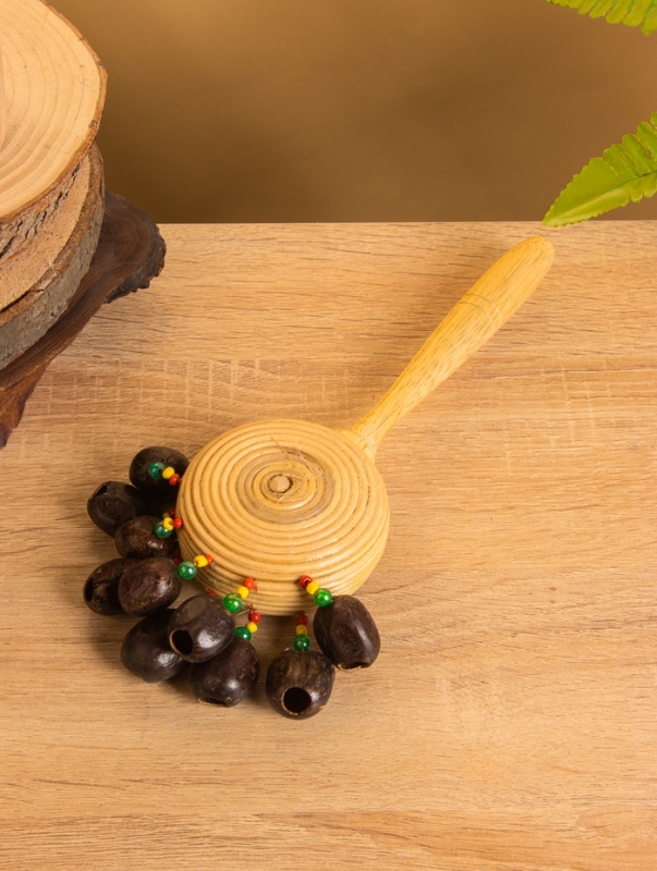 Сувенирный музыкальный инструмент &laquo;Маракас&raquo;, 11&times;3&times;23 см