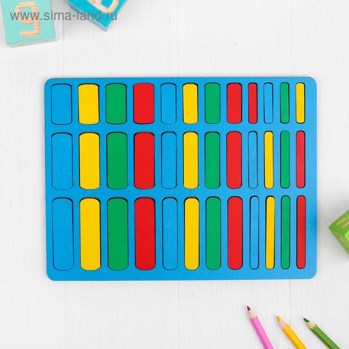 Счётный материал &laquo;Логические палочки&raquo; МИКС