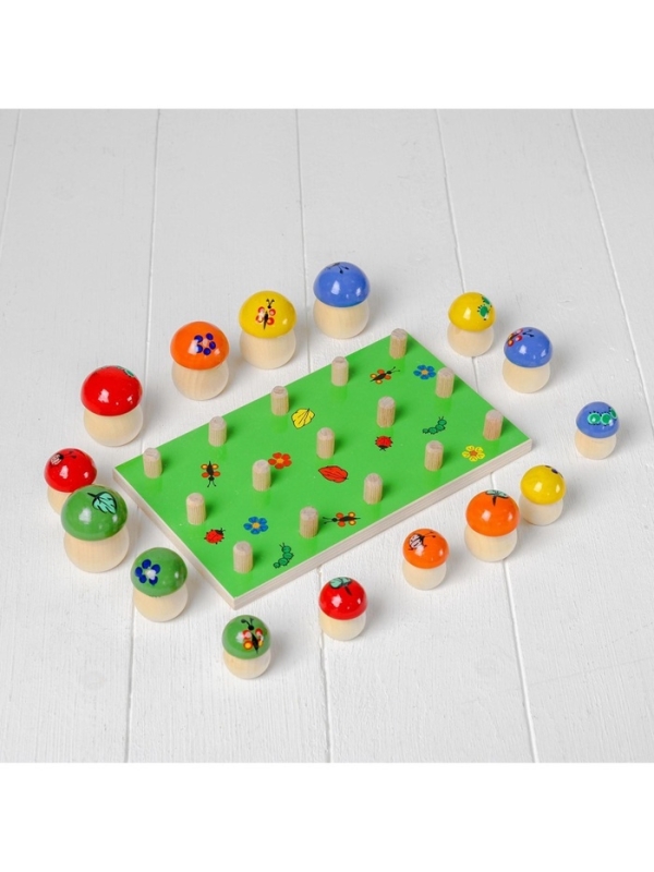 Счётный материал &laquo;Грибочки на полянке&raquo;, 15 шт.