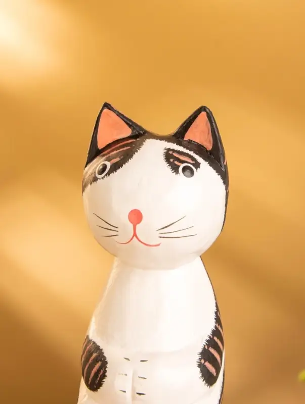 Сувенир &laquo;Кот сидячий&raquo;, 5&times;6&times;14 см, дерево, коричневый