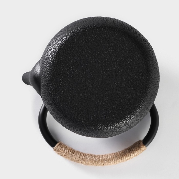 Чайник Доляна &laquo;Атьяф&raquo;, 1 л, с ситом, чугун, чёрный