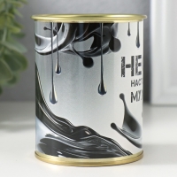 Подарочные носки в банке &laquo;Нефть. Настоящему мужчине&raquo;, (внутри носки мужские, цвет чёрный)