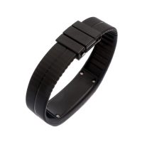 Часы наручные электронные "Скайер", застежка на магните, l-25 см, черные Часы наручные электронные "Скайер", застежка на магните, l-25 см, черные